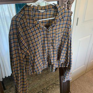Cropped flannel